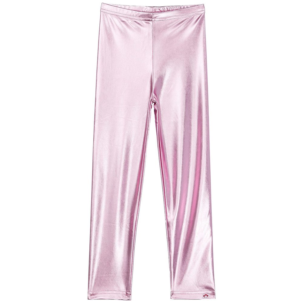 Appaman Girl's Metallic Leggings (Toddler/Little Kids/Big Kids) Pink 10 Big Kid